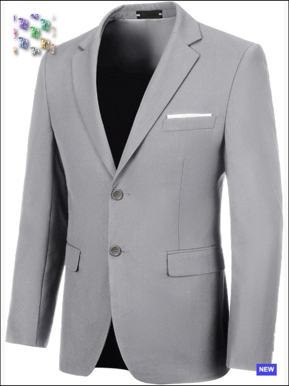 Slim Fit Blazer Modern Fitted Casual Business Elegant Classic Mens Suit Jacket